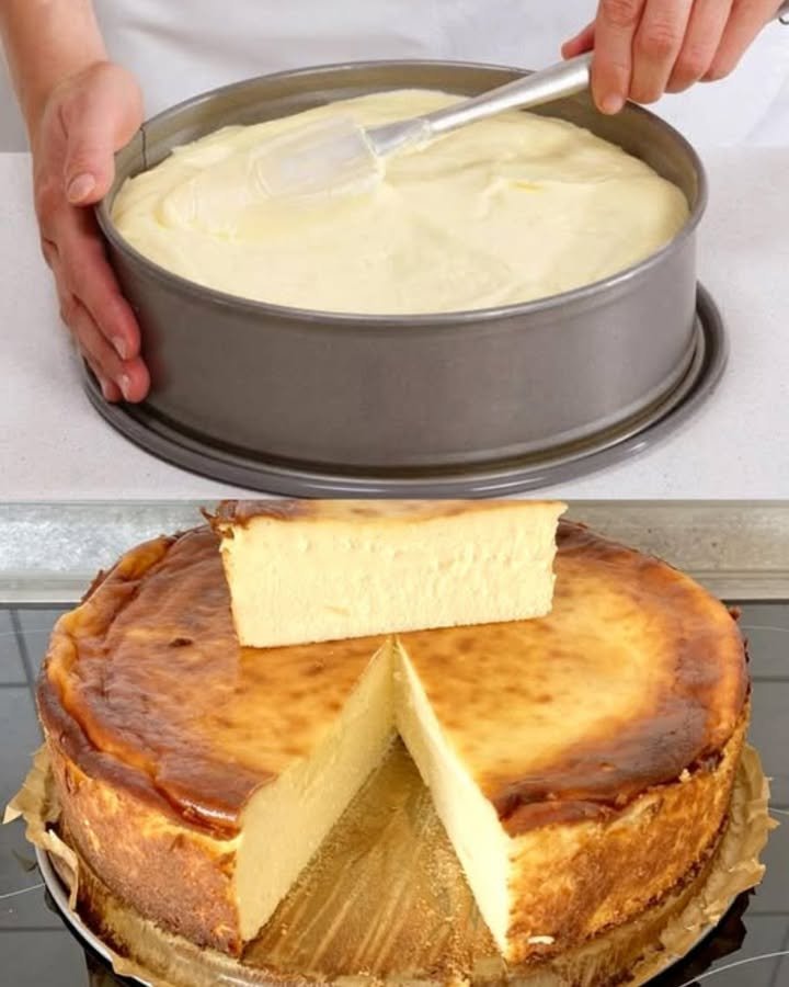 Schneller Käsekuchen ohne Boden