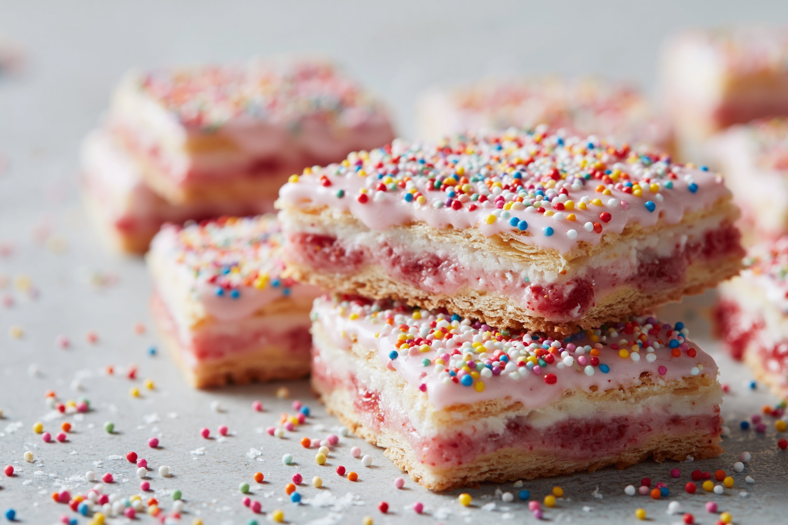 Strawberry Pop Tart Slab Pie