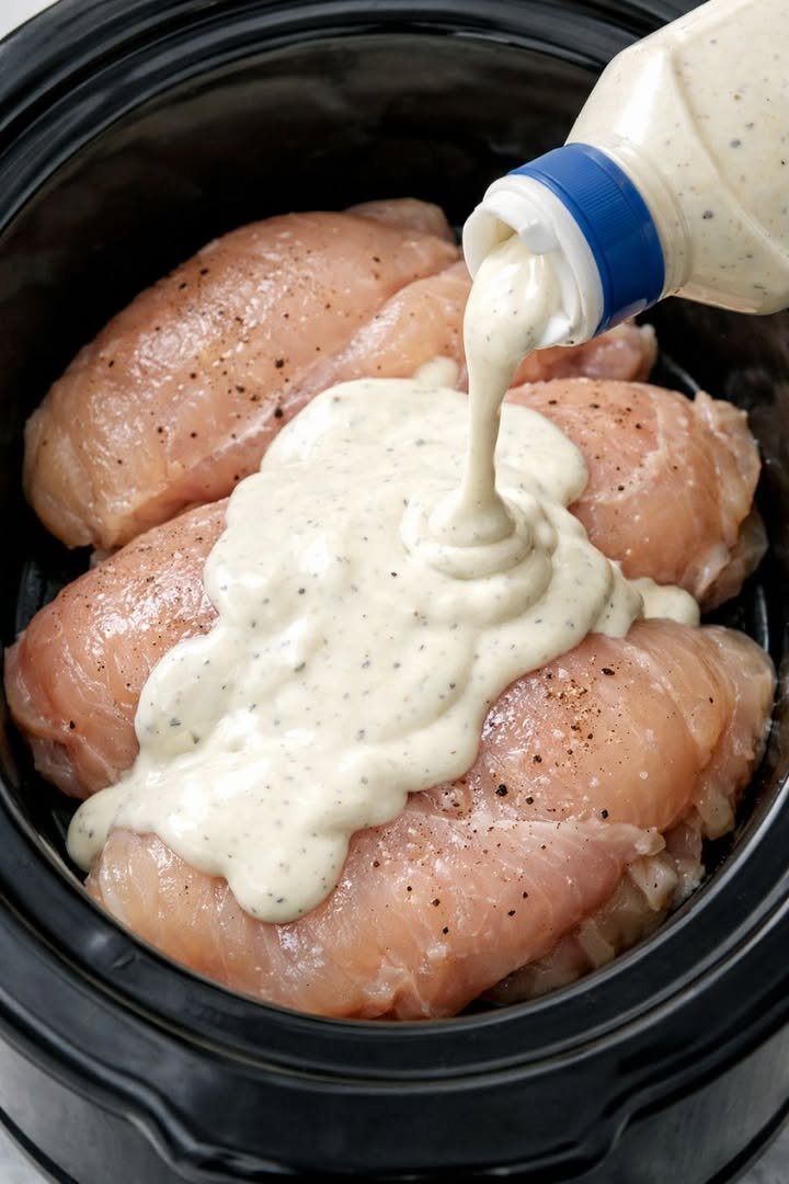 Slow Cooker Ranch Chicken