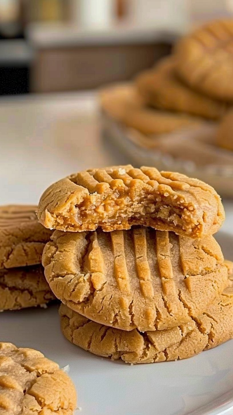 3 Ingredient Peanut Butter Cookies