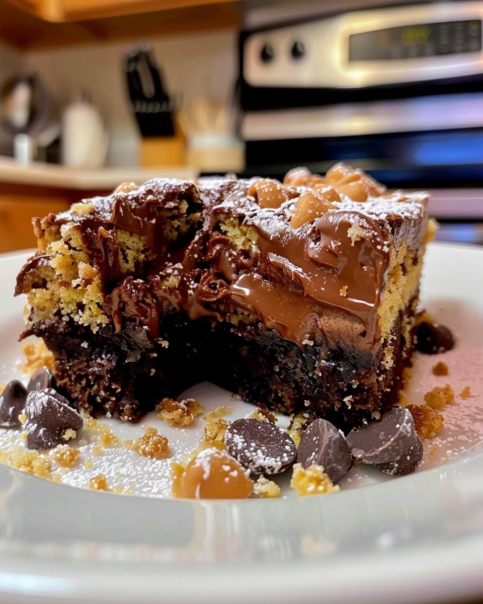 Peanut Butter Cup Dump Cake