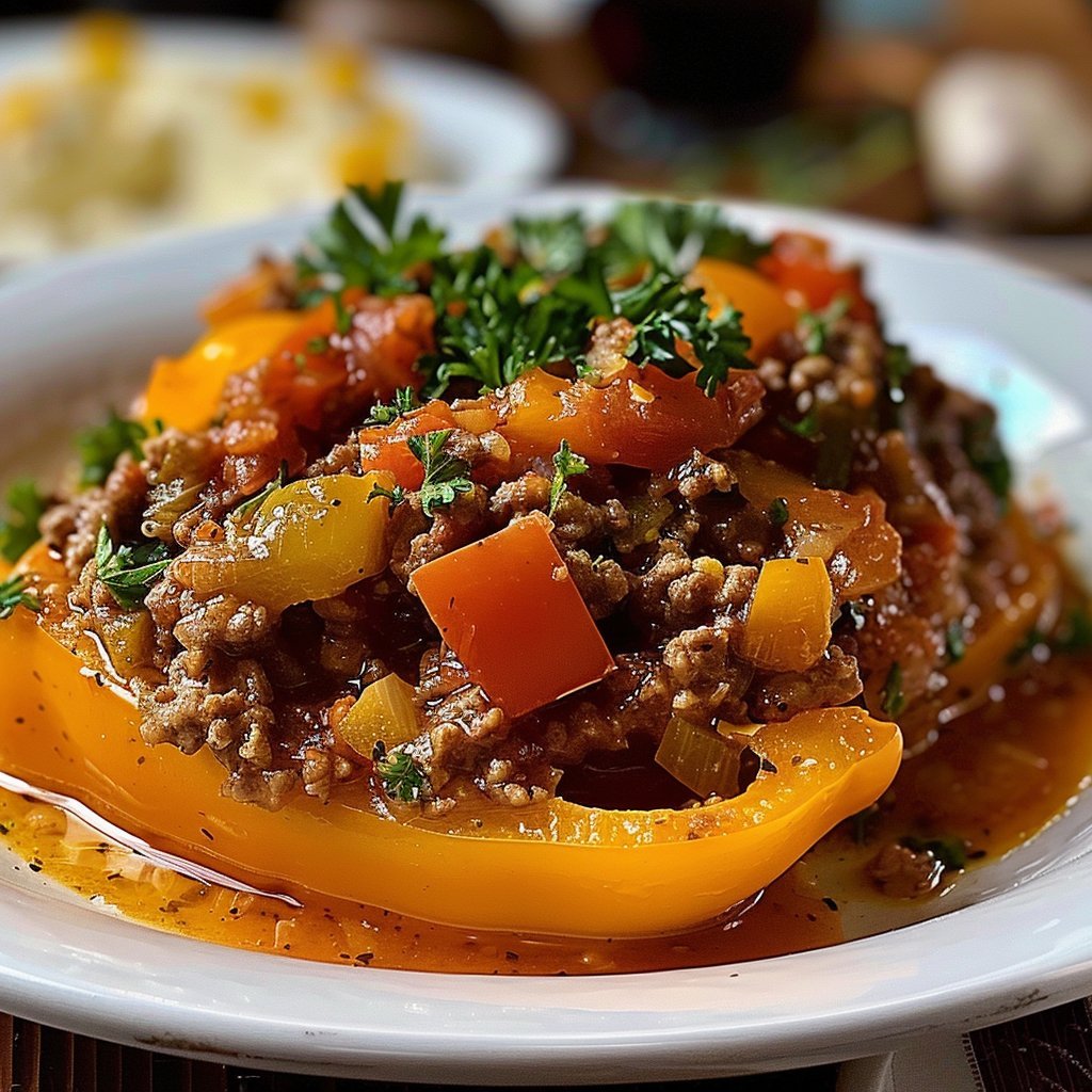 Stuffed Pepper Casserole Beef