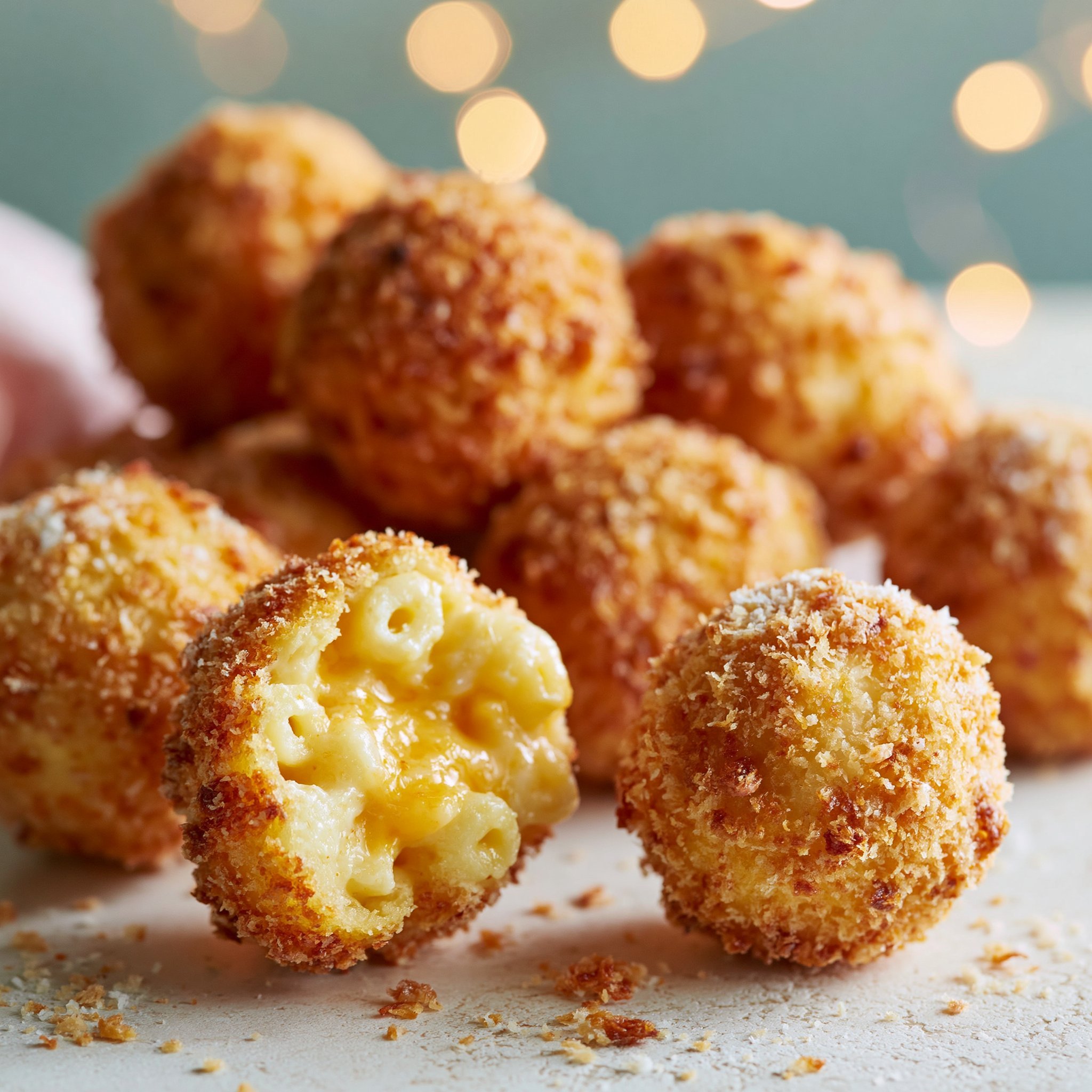 Air Fryer Macaroni and Cheese Balls