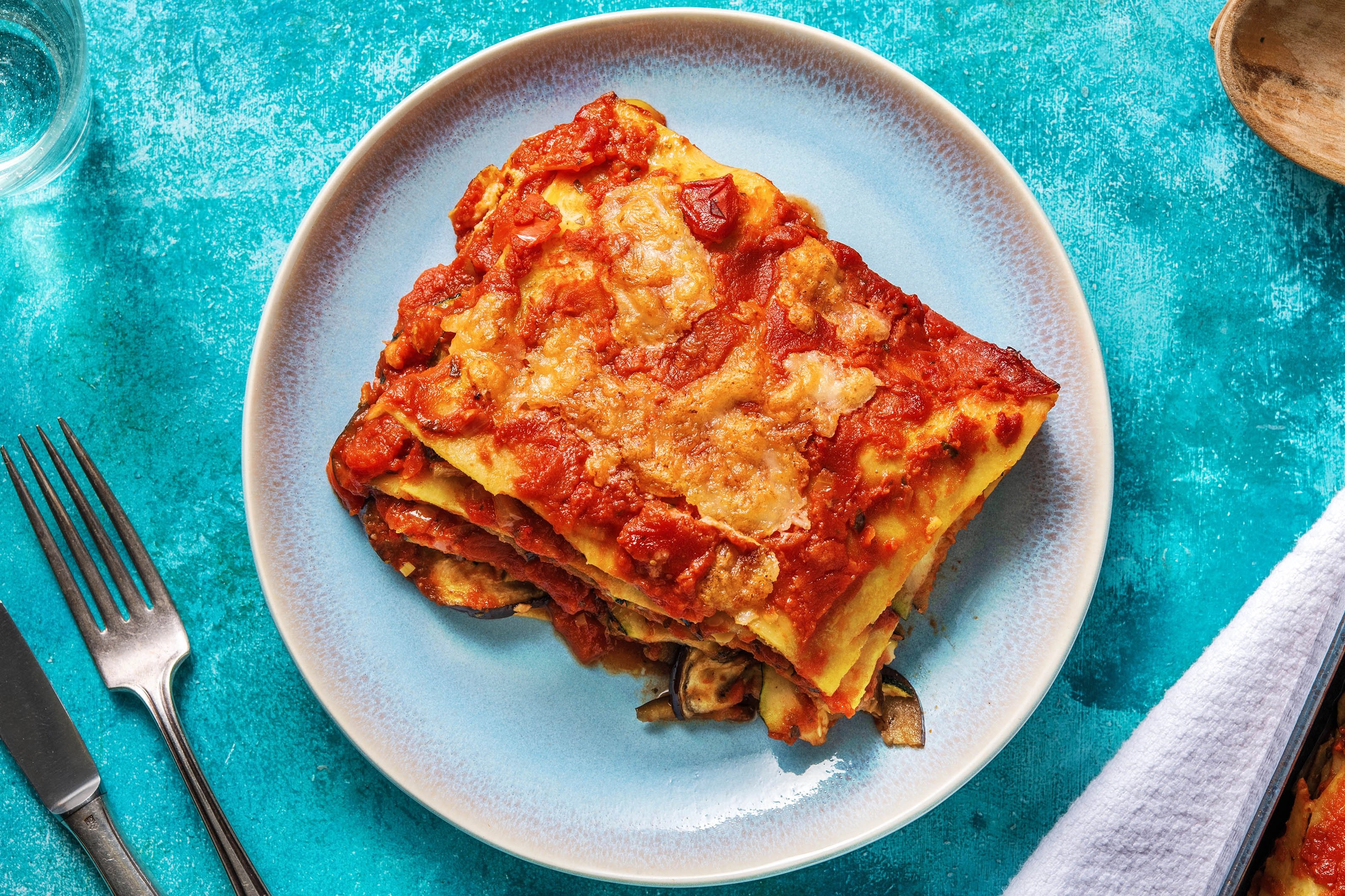 Grilled Vegetable and Buffalo Mozzarella Lasagna