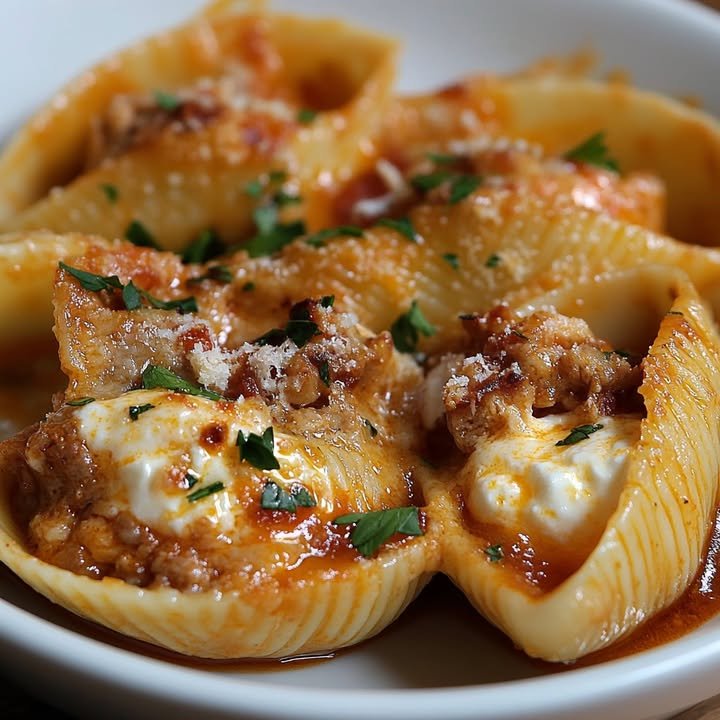Stuffed Pasta Shells with Beef and Ricotta Stuffed Pasta Shells with Beef and Ricotta