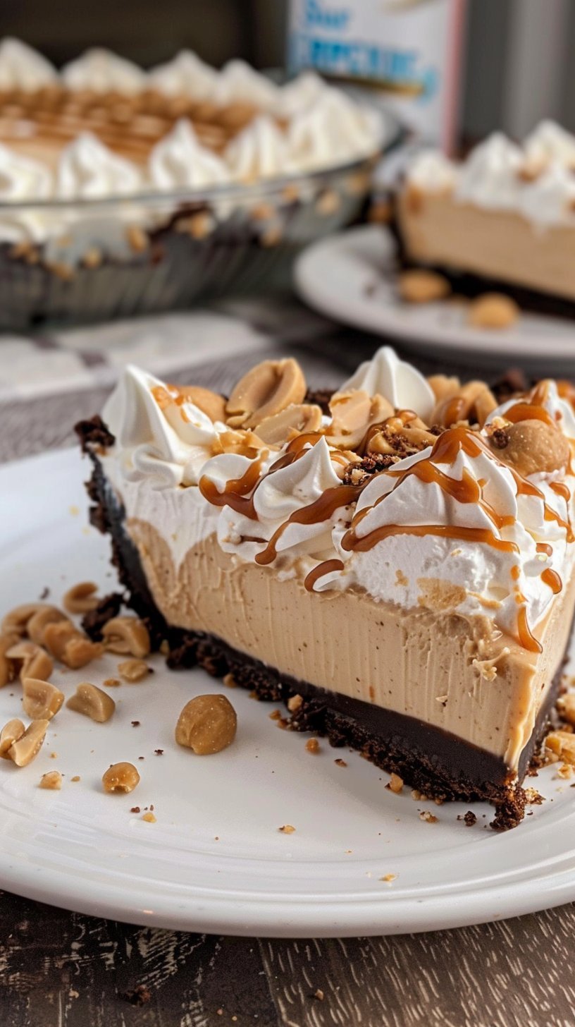 No Bake Peanut Butter Pie