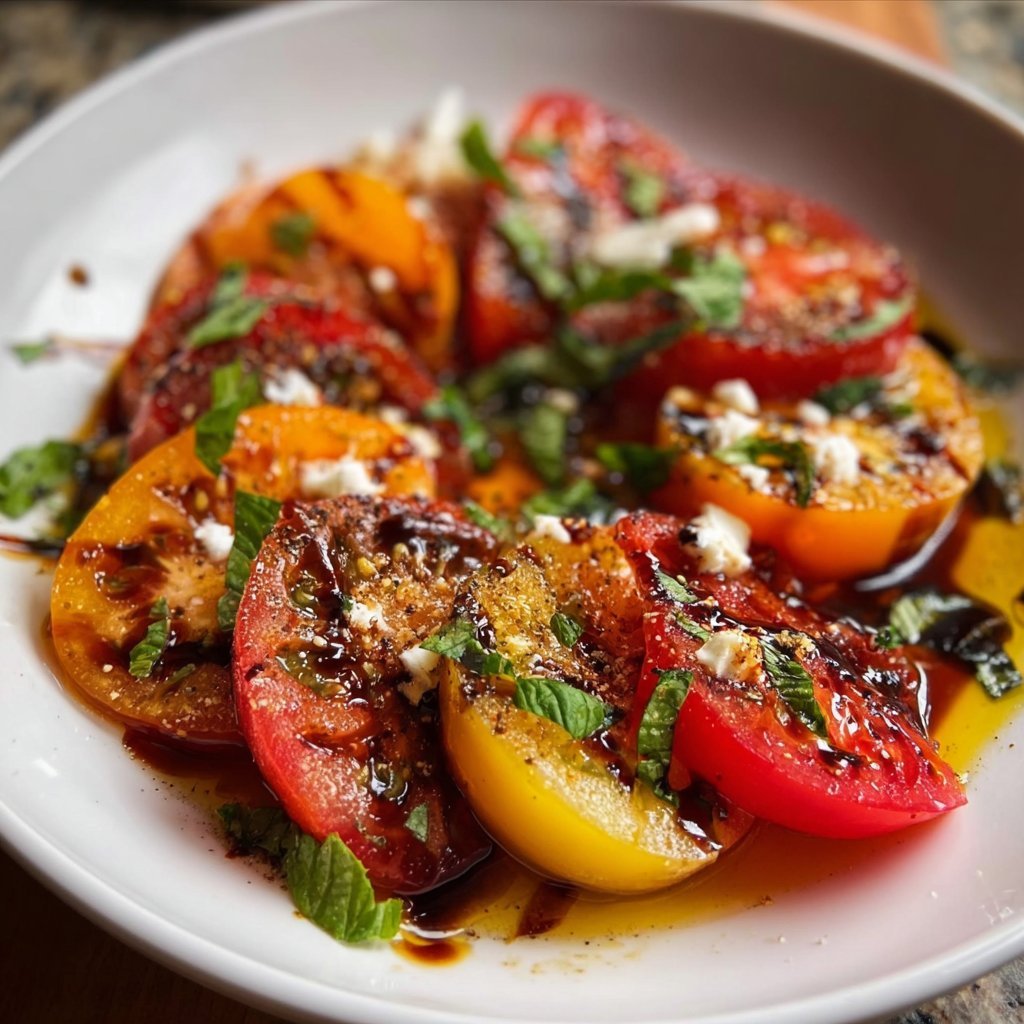 Vegetarian Heirloom Tomato Salad