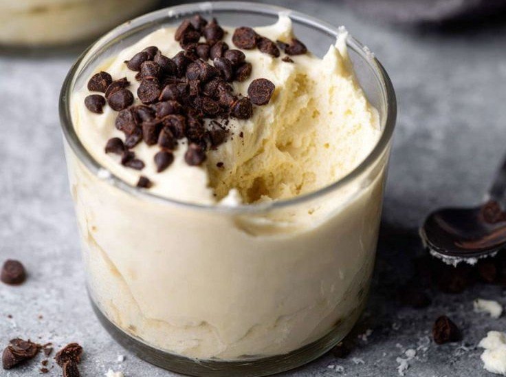 Mousse au chocolat blanc