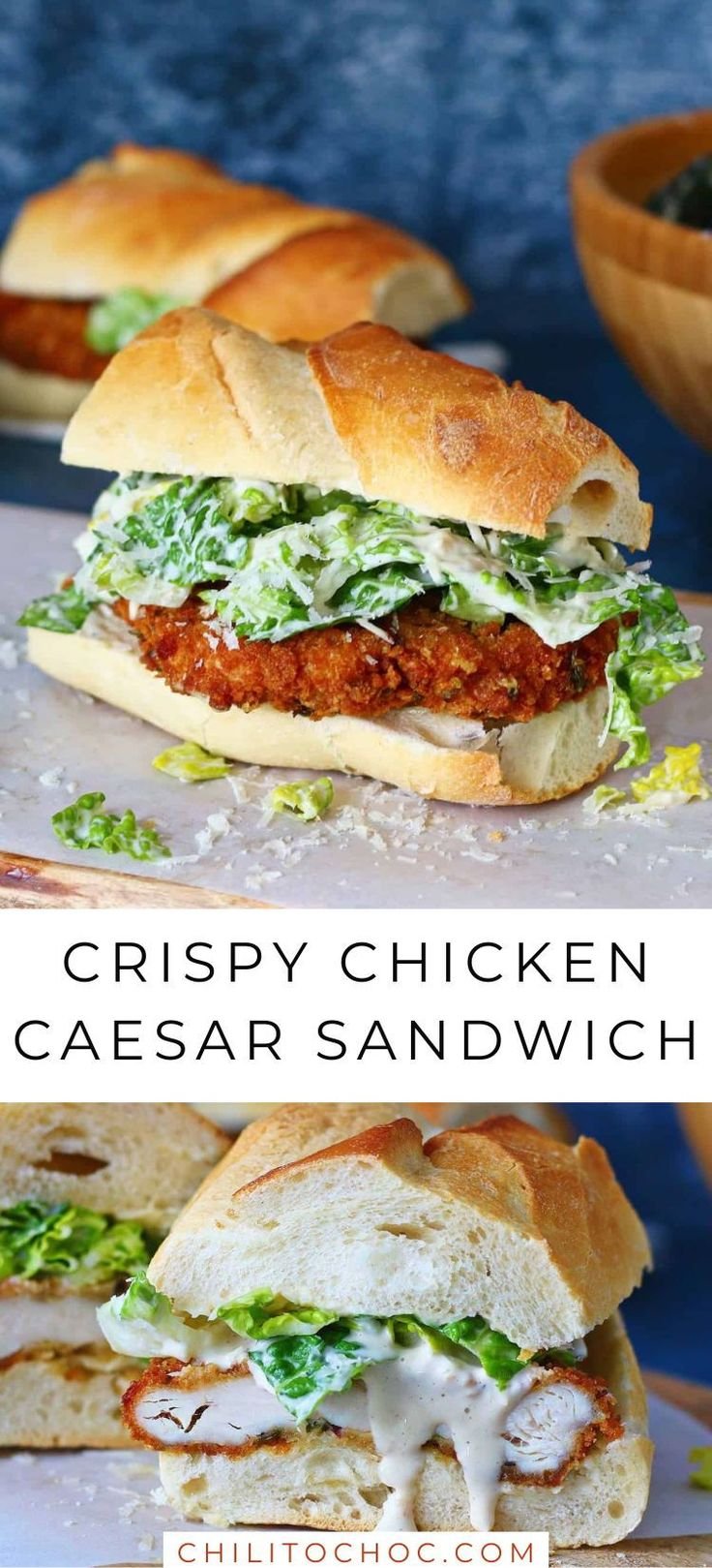Crispy Chicken Caesar Sandwich