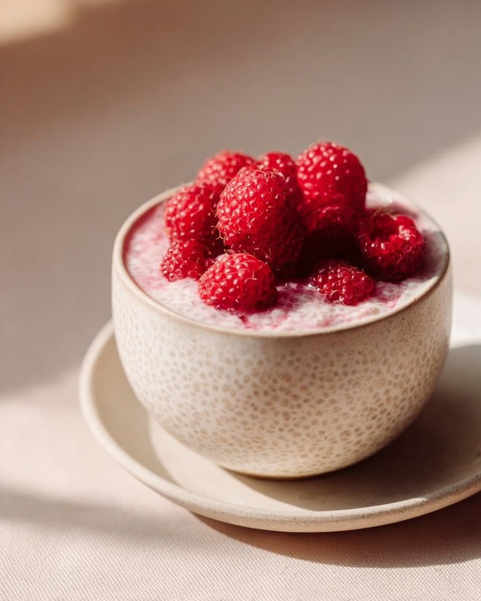 Creamy 20-Minute No-Bake 3-Ingredient Raspberry Vanilla Chia Pudding 1 Creamy 20-Minute No-Bake 3-Ingredient Raspberry Vanilla Chia Pudding