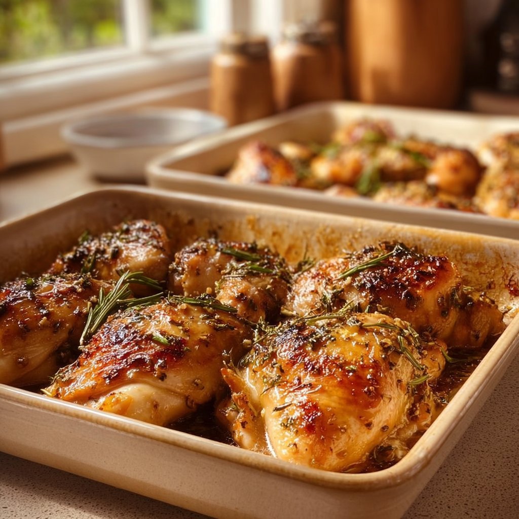Garlic Butter Baked Chicken