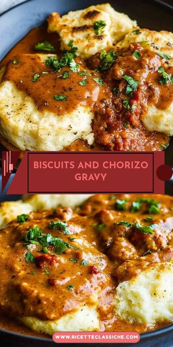 Biscuits and Chorizo Gravy