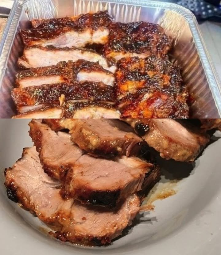 Rippchen mit Honig und Knoblauch