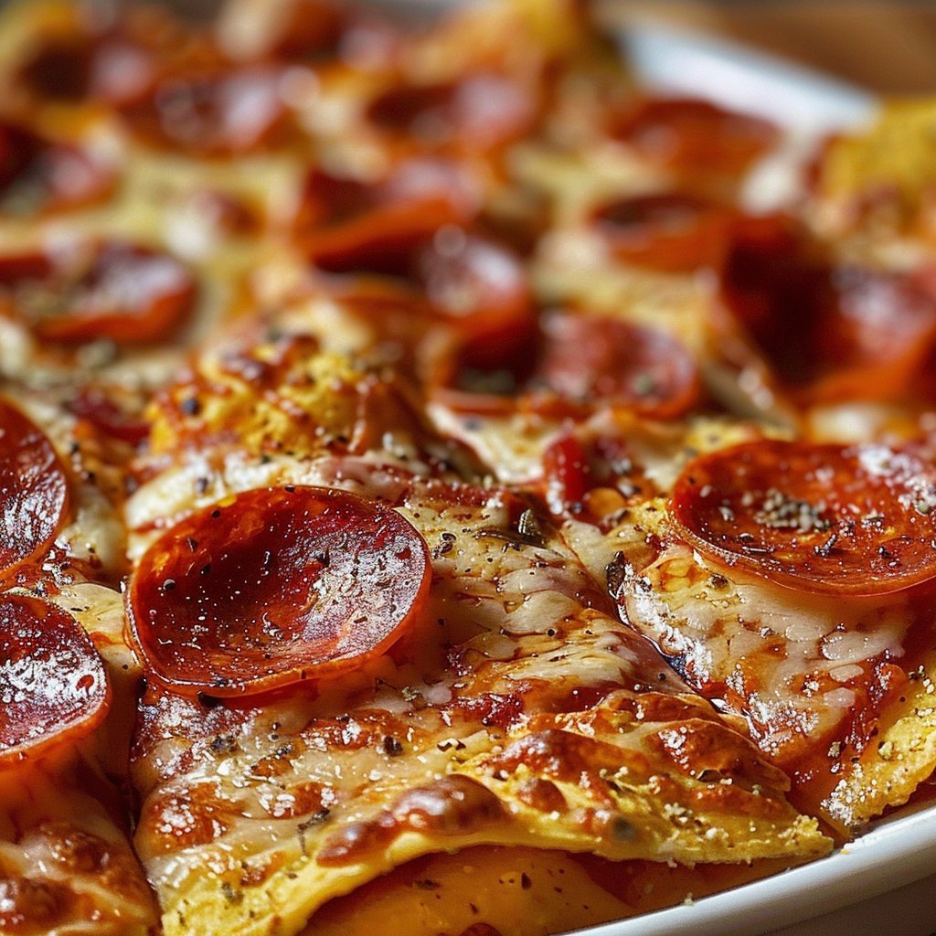 Pizza Chips Pepperoni Crispy Cheesy