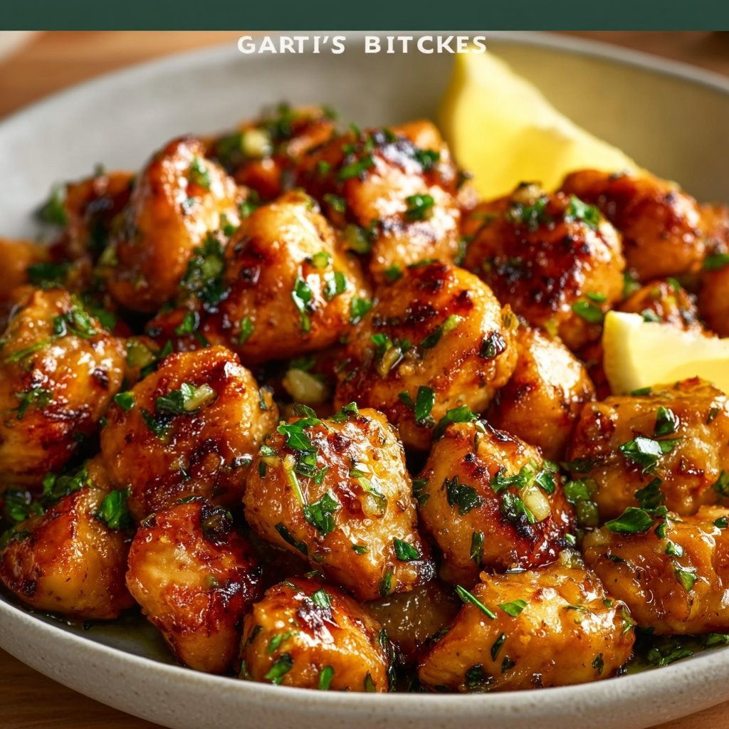Garlic Butter Chicken Bites