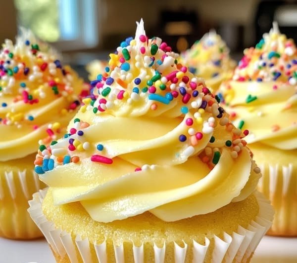 Banana Milkshake Cupcakes