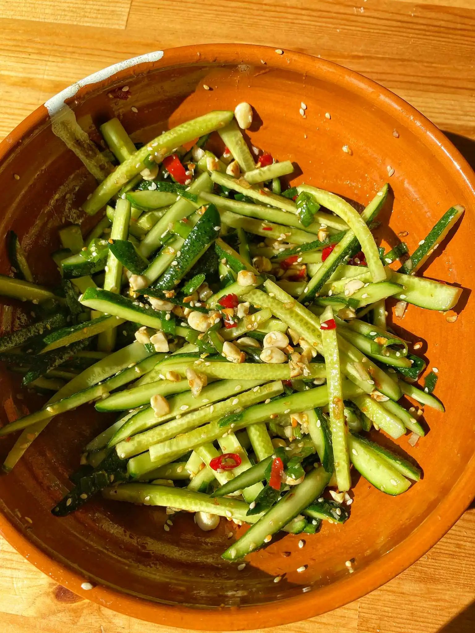 Cucumber and Peanut Salad