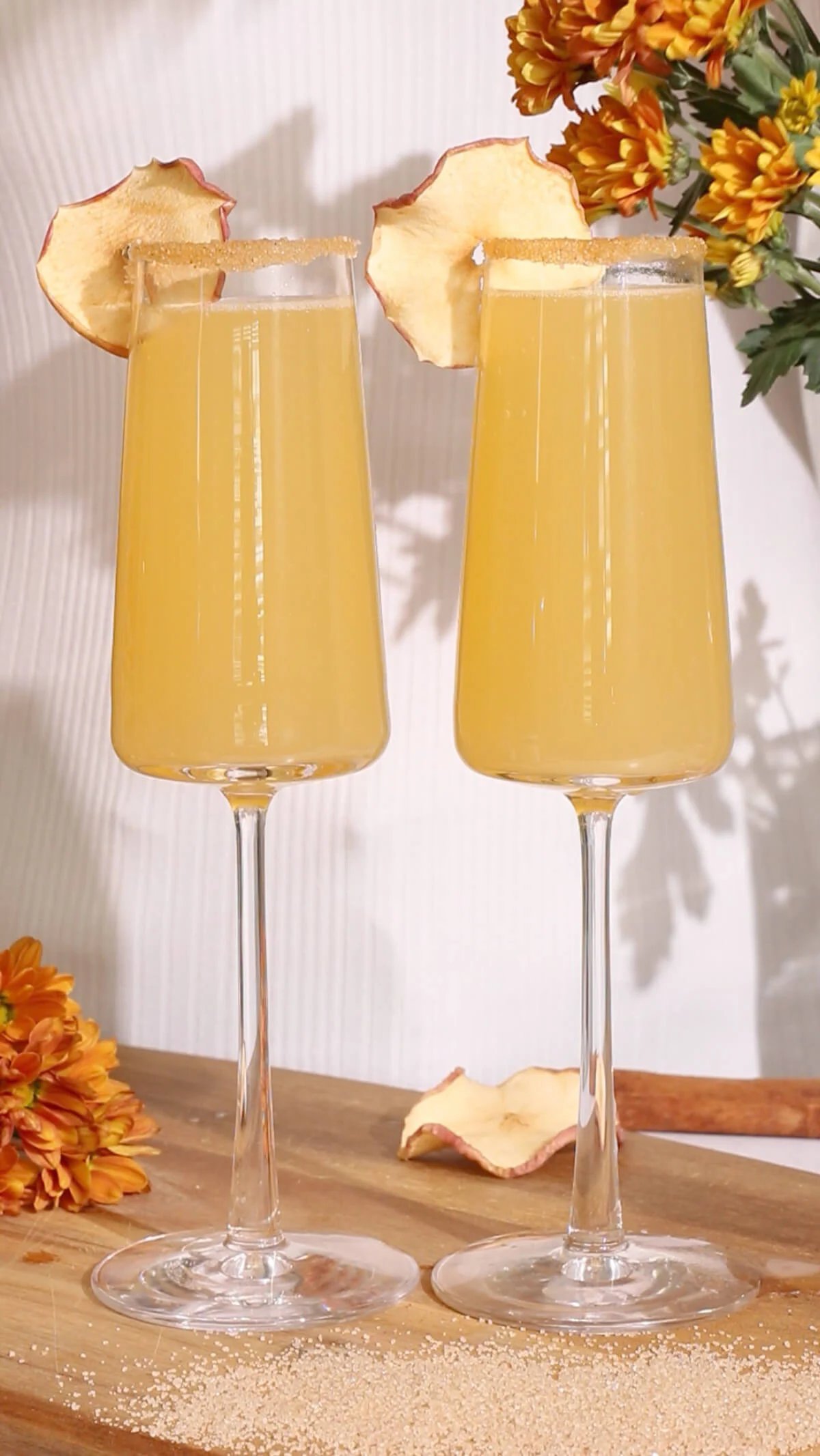 Apple Mimosa Mocktail