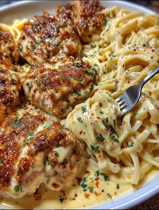 Cheesy Cajun Alfredo Chicken