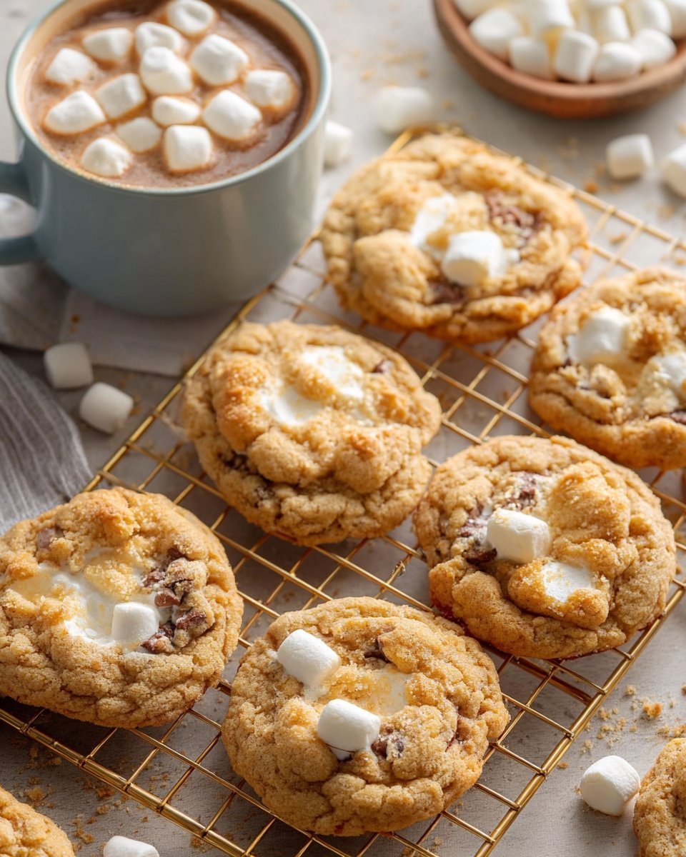 Brown Butter Rice Cereal Marshmallow Cookies