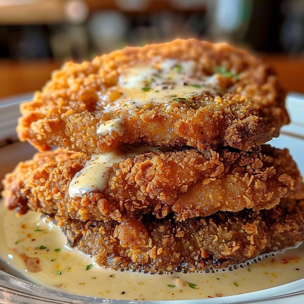 Crispy Buttermilk Chicken Fried Steak