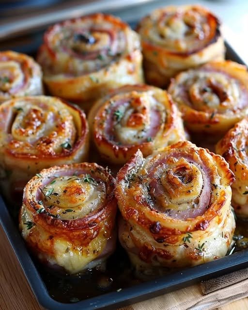 Ham and Cheese Pinwheels
