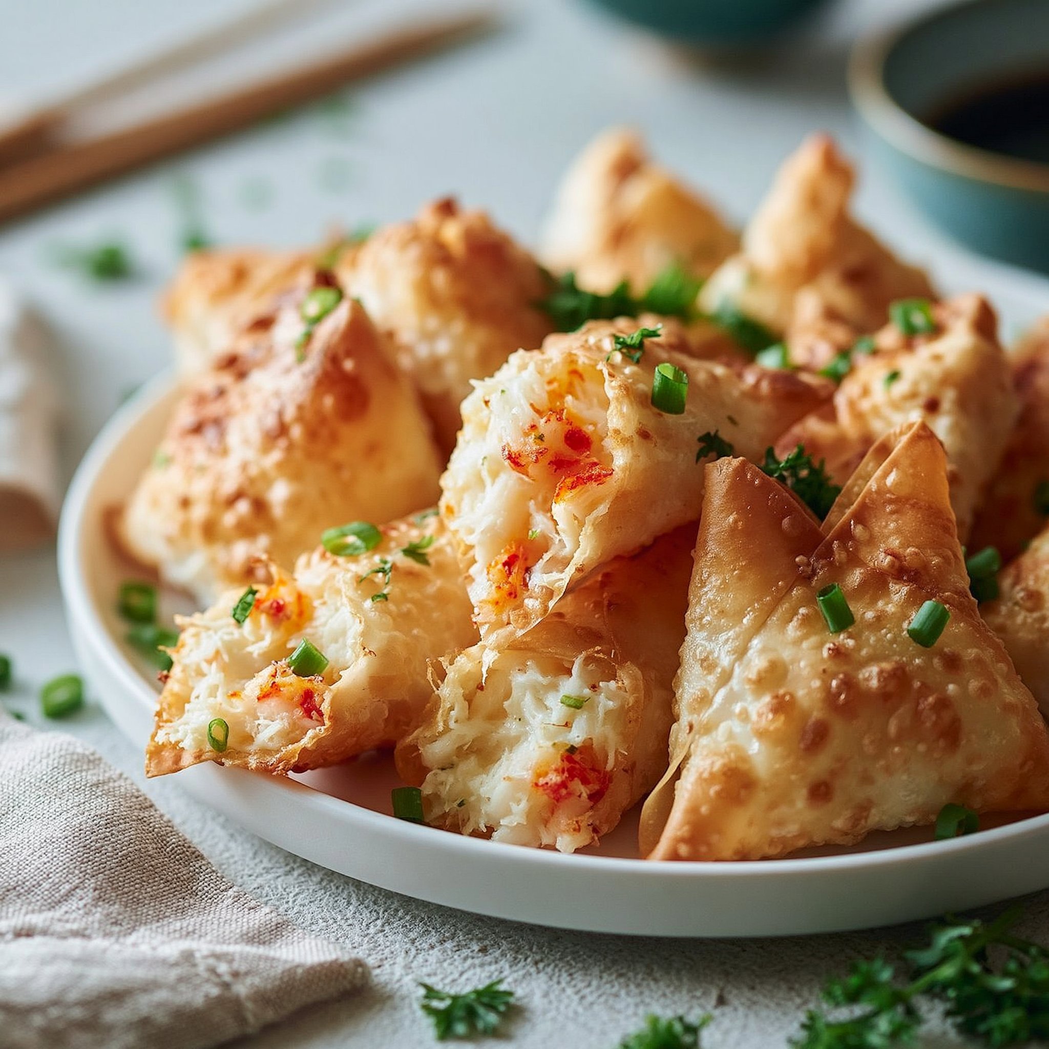 Reisblatt Crab Rangoons