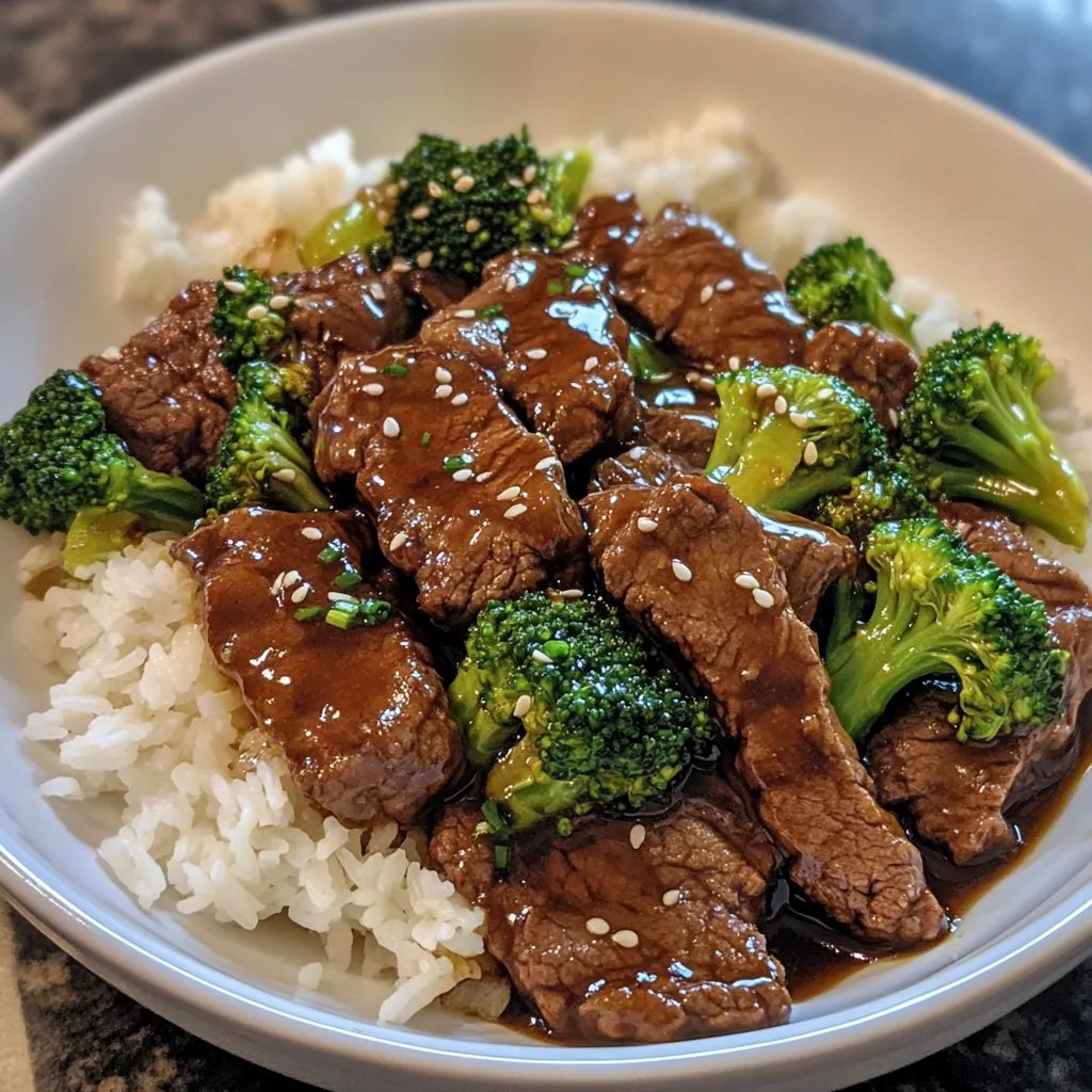 Slow Cooker Broccoli Beef