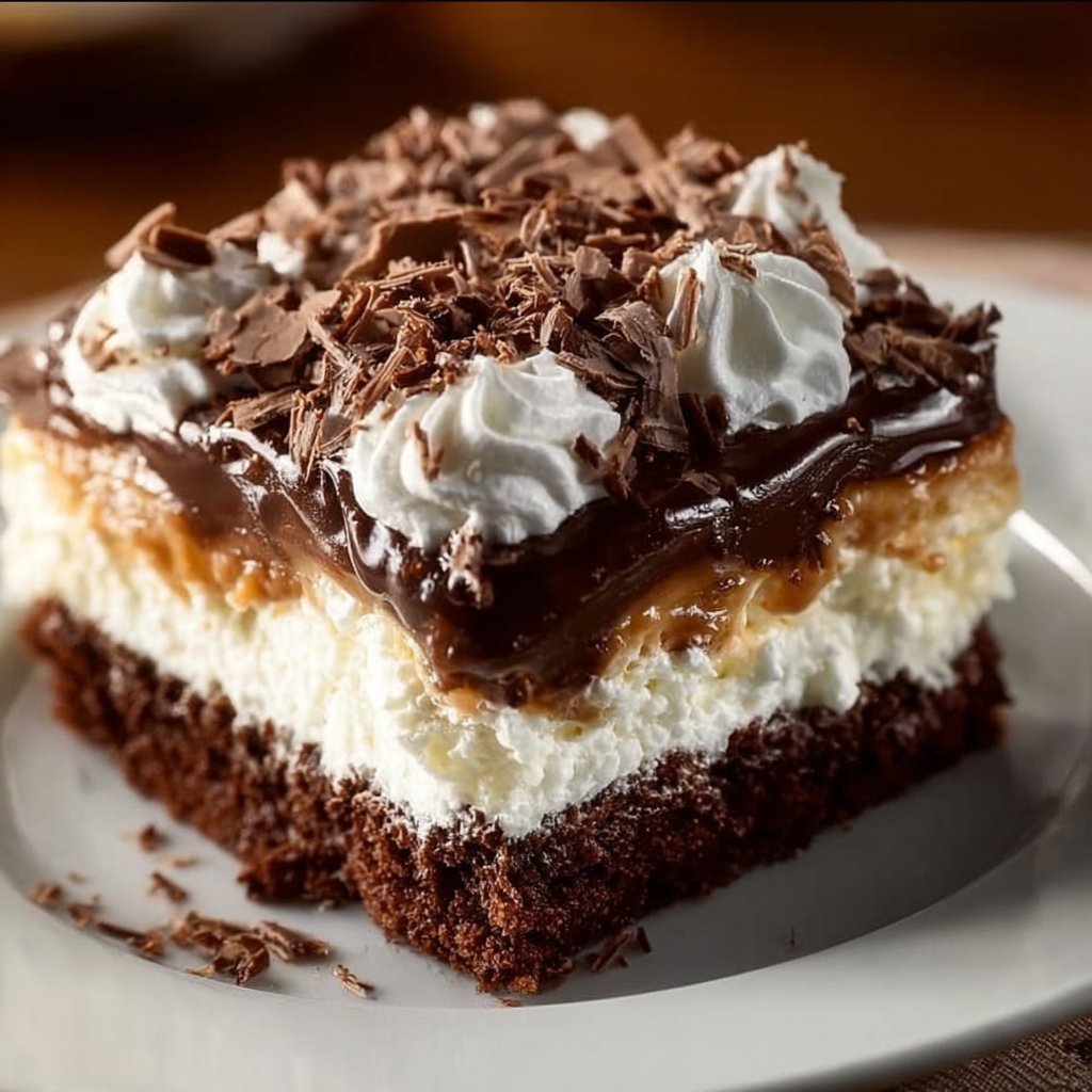 Mounds Poke Cake