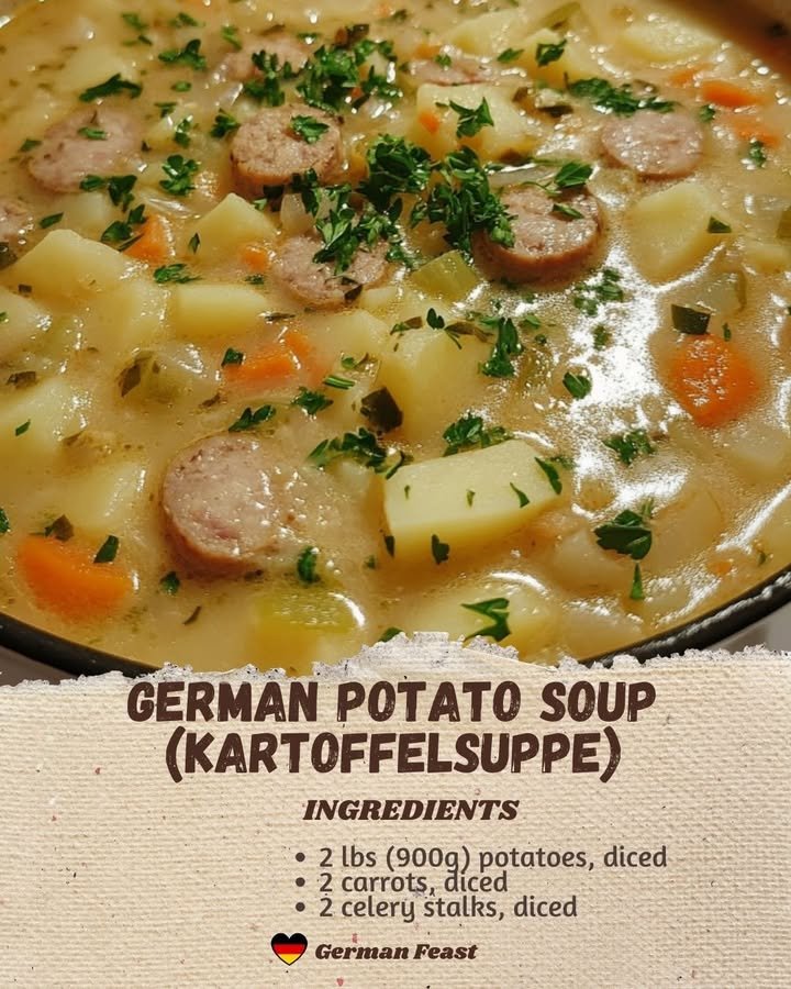 Deutsche Kartoffelsuppe
