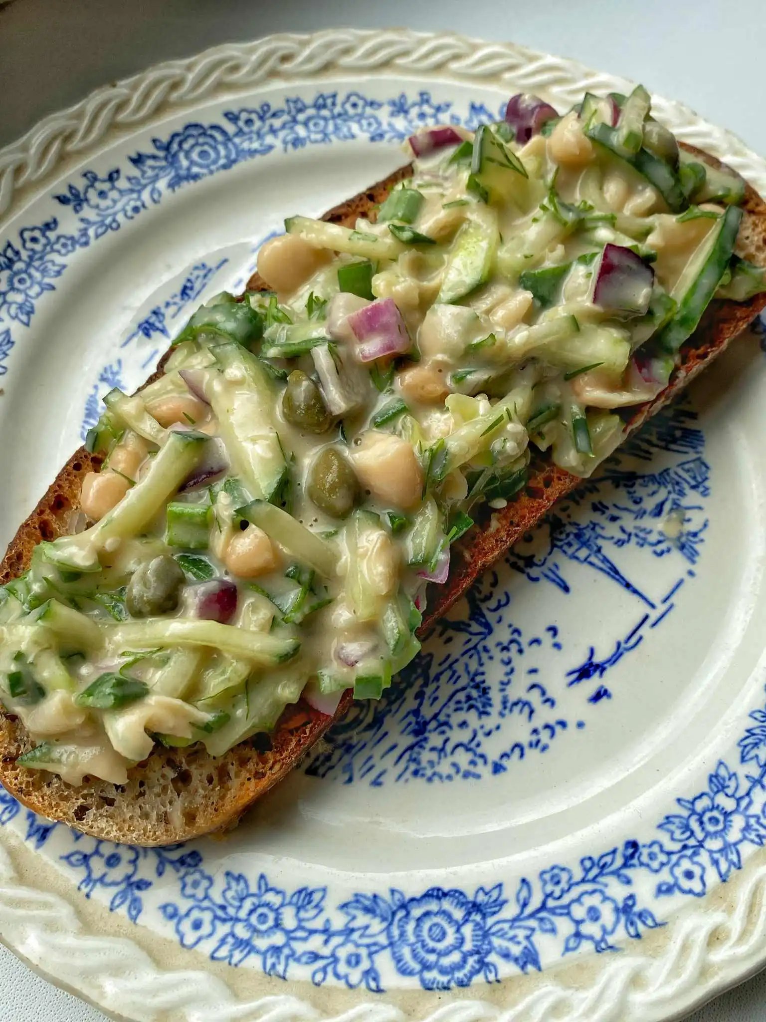 Cannellini Bean and Cucumber Salad