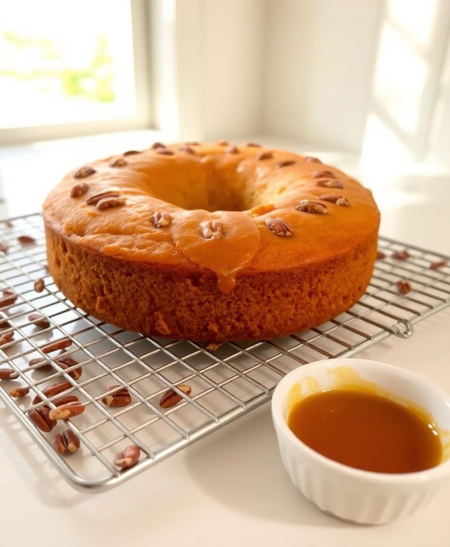 Delicious Butter Pecan Praline Poke Cake You Can’t Resist!