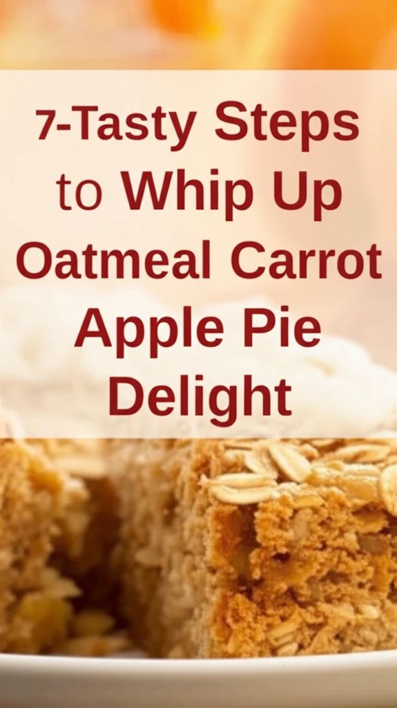 Oatmeal Carrot Apple Pie