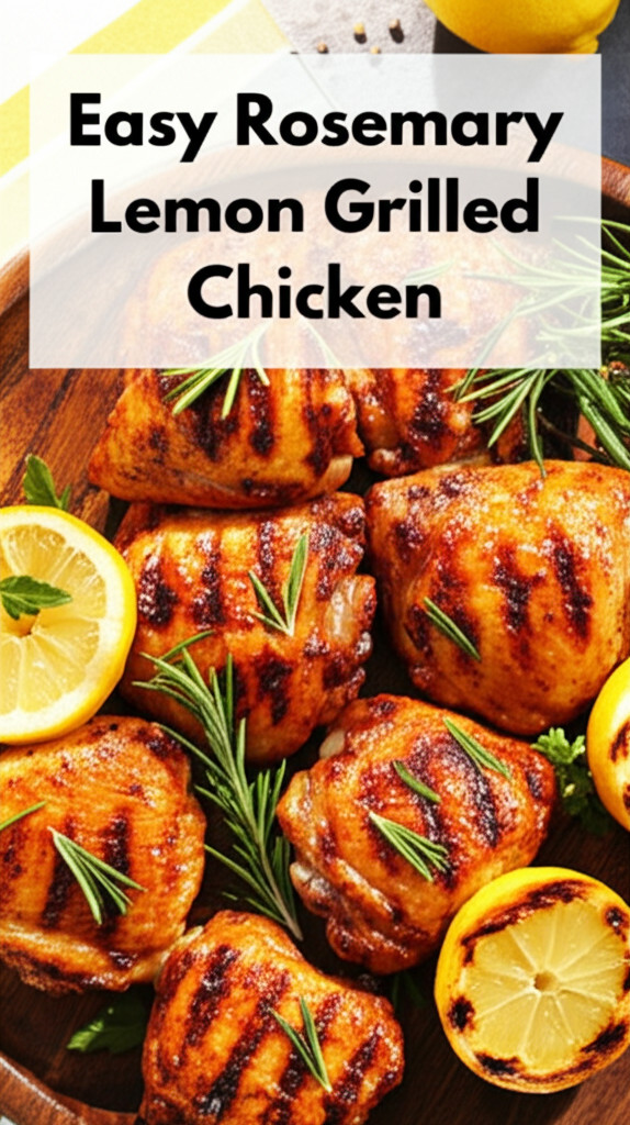 Deliciously Easy Rosemary Lemon Grilled Chicken Recipe Deliciously Easy Rosemary Lemon Grilled Chicken Recipe