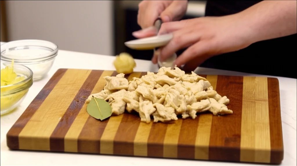 Pollo con almendras en Thermomix