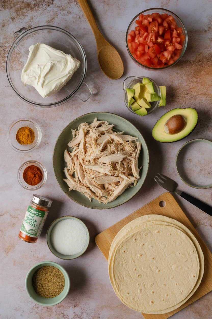 Cream Cheese Chicken Enchiladas