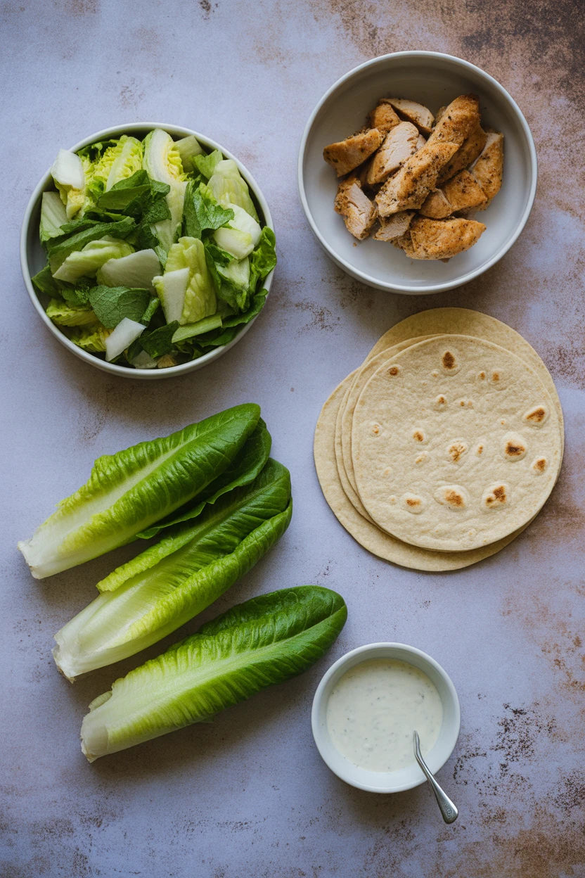 Chicken Caesar Salad Wrap
