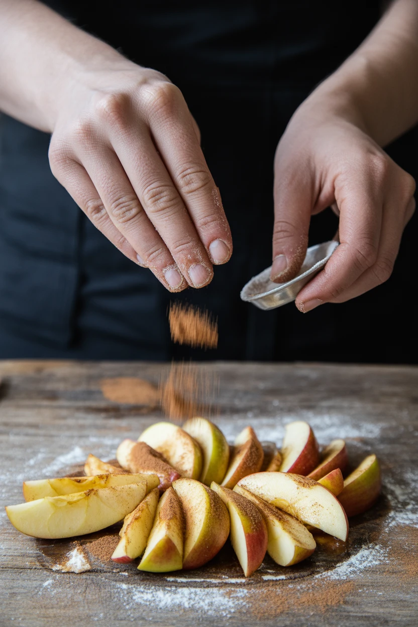 Crispy Fried Apple Slices with a Sweet Cinnamon Twist