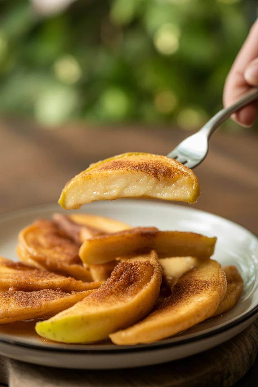 Crispy Fried Apple Slices with a Sweet Cinnamon Twist