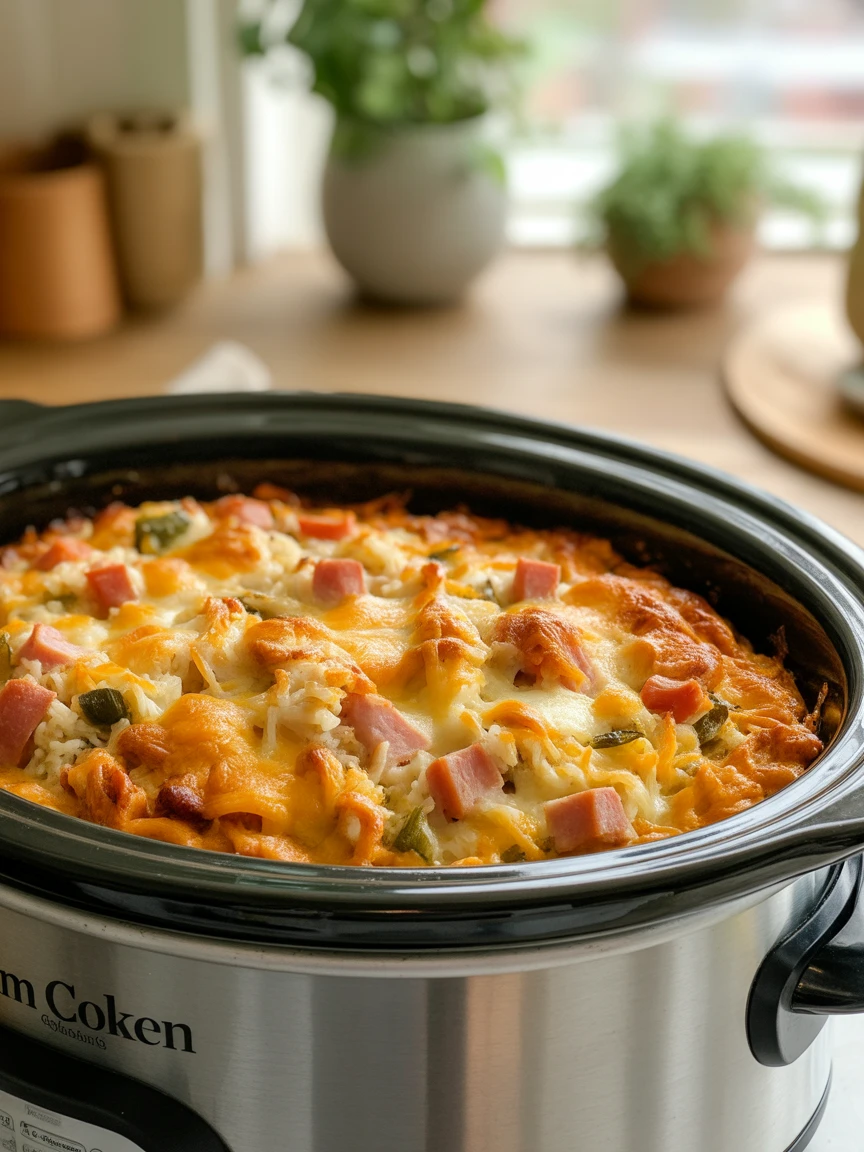 Easy and Delicious Crockpot Tater Tot Breakfast Casserole
