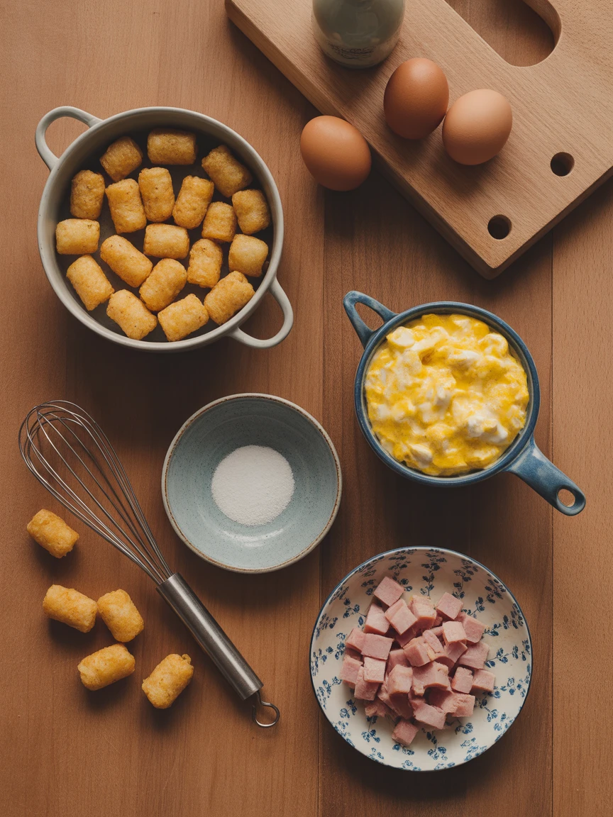 Crockpot Tater Tot Breakfast Casserole
