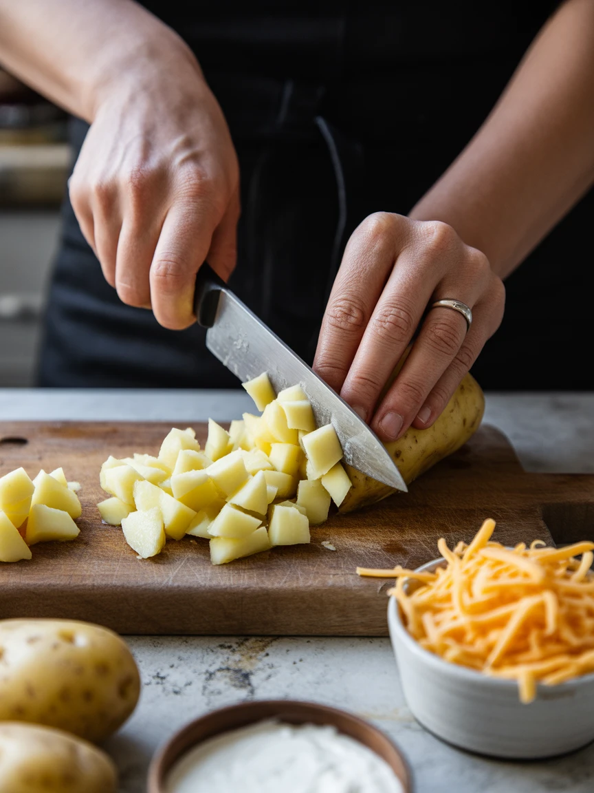 Diced Cheesy Potatoes
