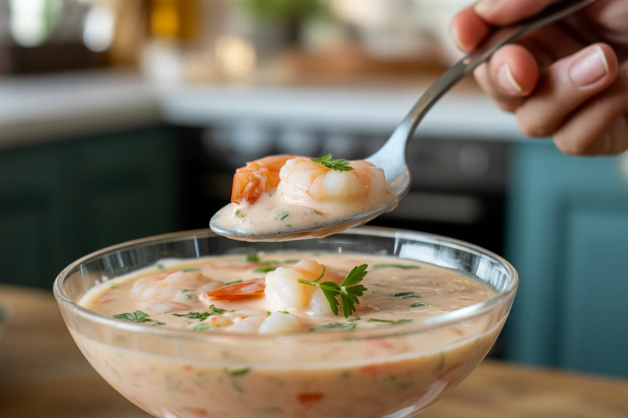 receta de cóctel de gambas con salsa rosa