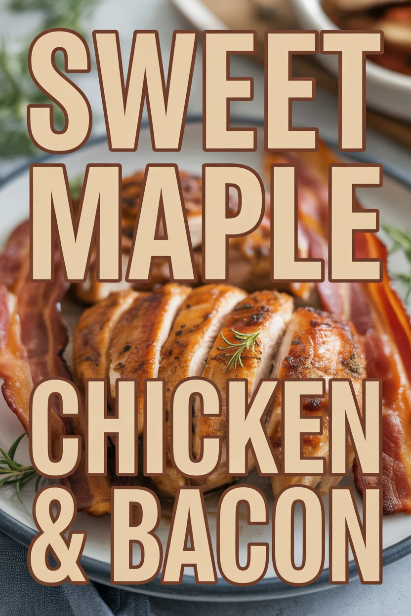 Maple Glazed Chicken with Crispy Bacon