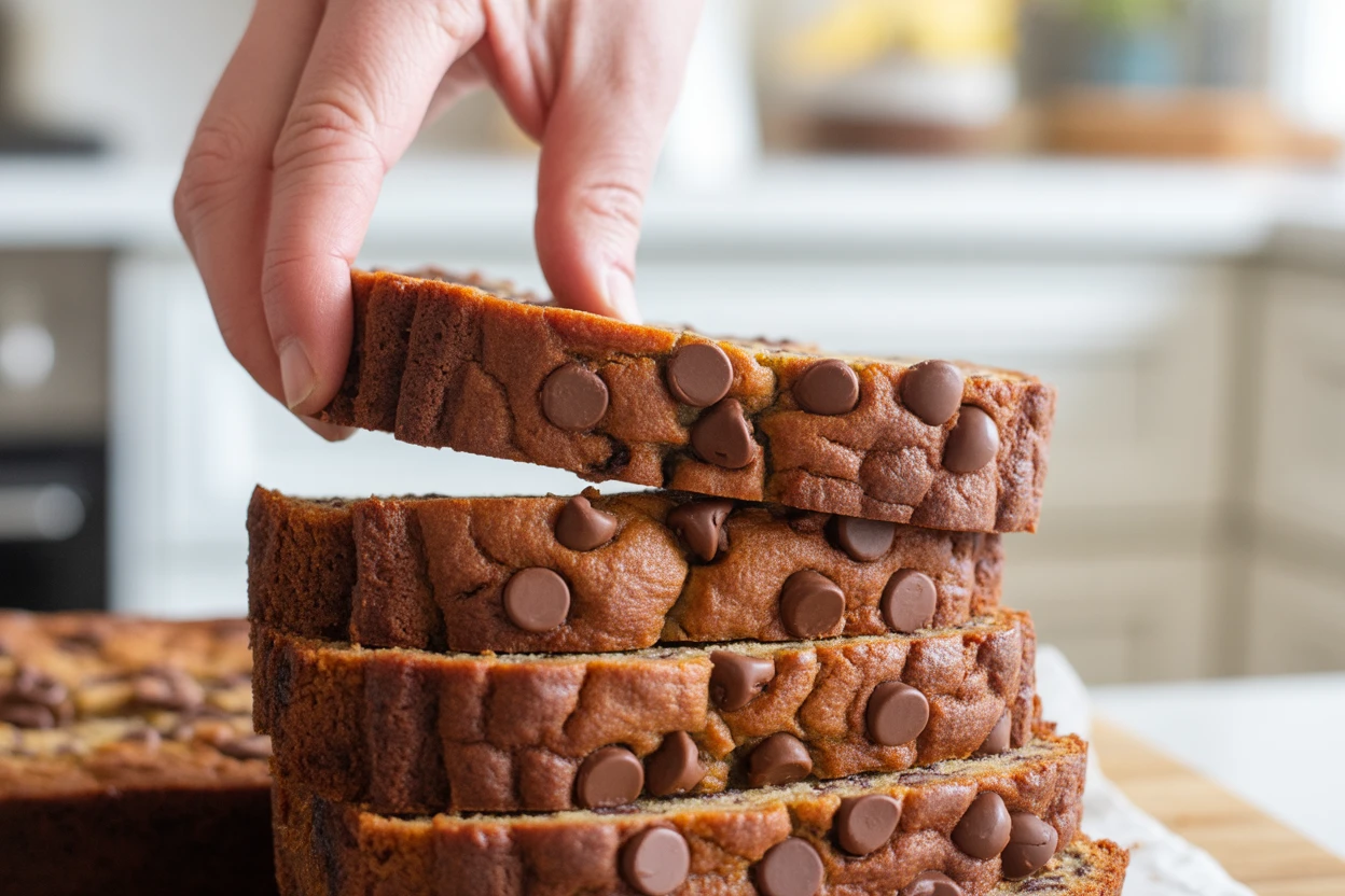 Chocolate chip banana bread