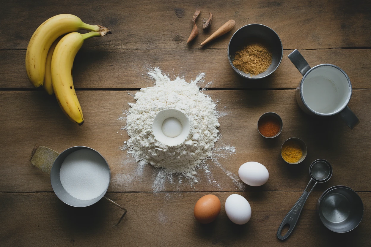 Banana bread muffins