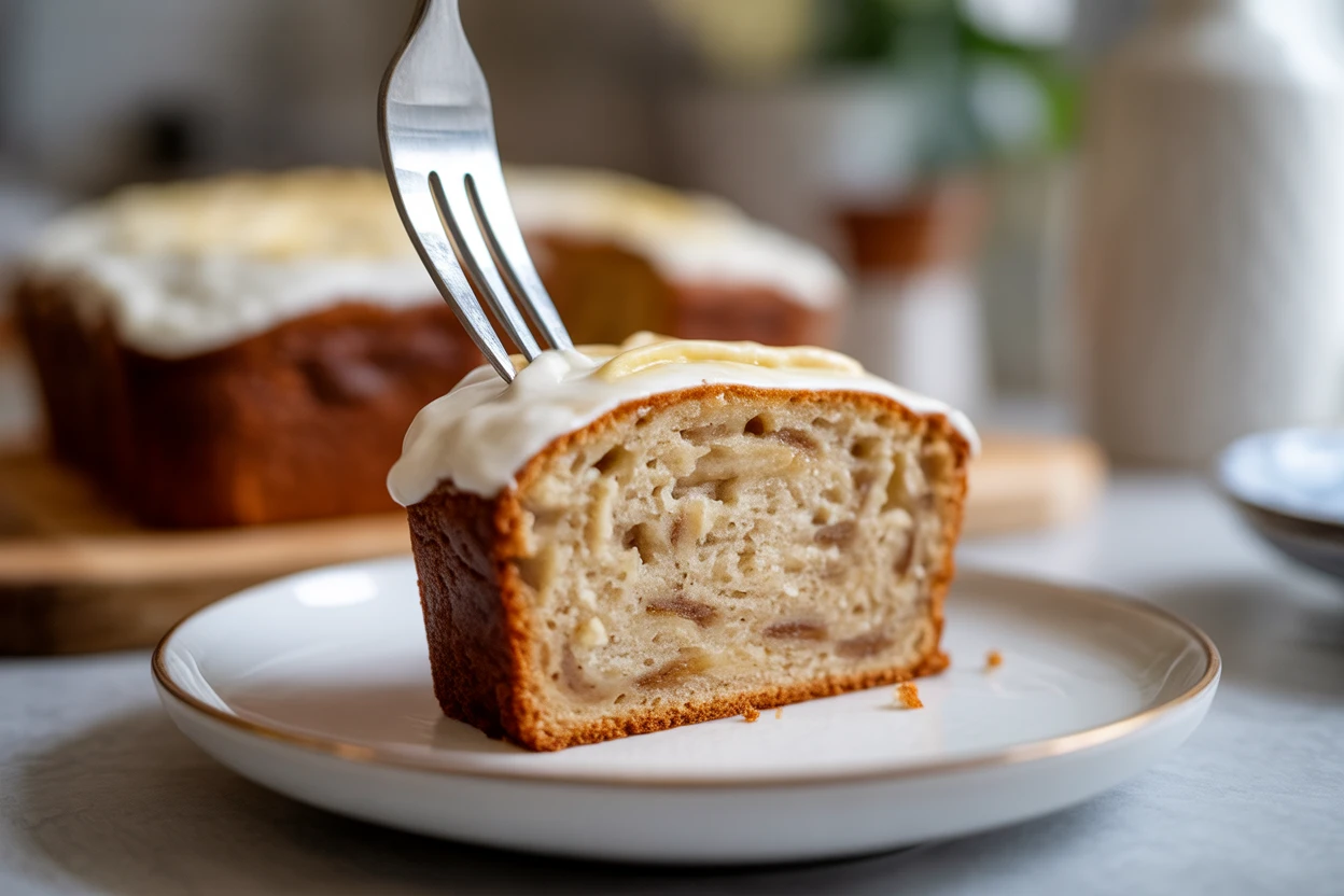 Banana bread with sour cream