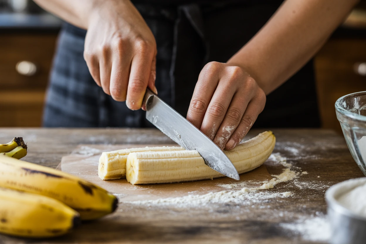 Banana bread with almond flour