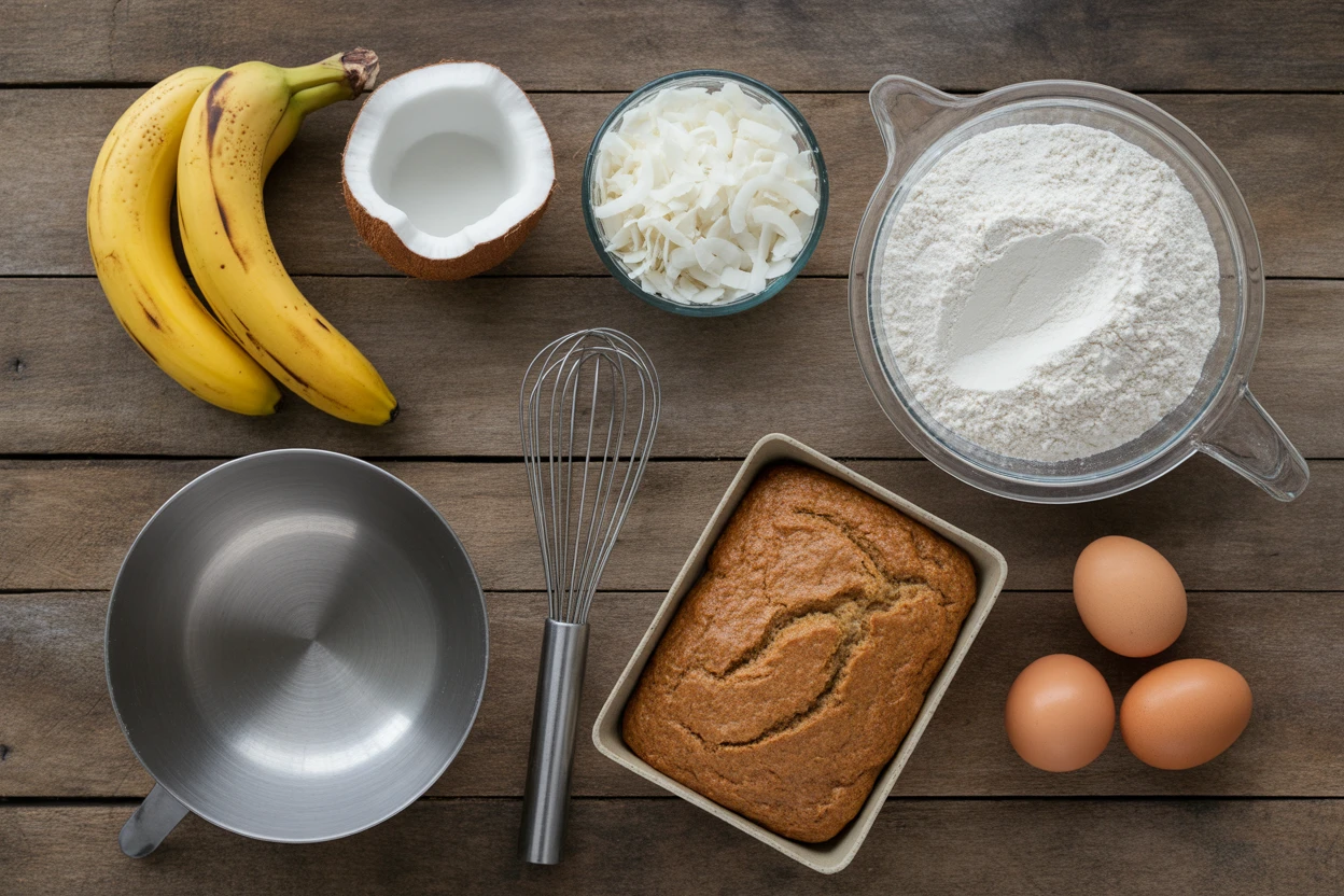Coconut Banana Bread: Tropical Flavors in a Classic Loaf