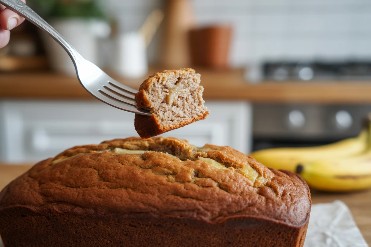 Banana bread with coconut